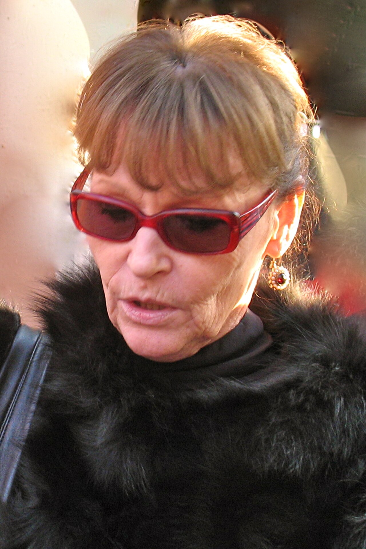 Die Schauspielerin Angelica Domröse