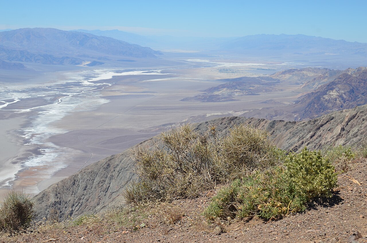 Blick vom Dante's View über Death Valley, Kalifornien