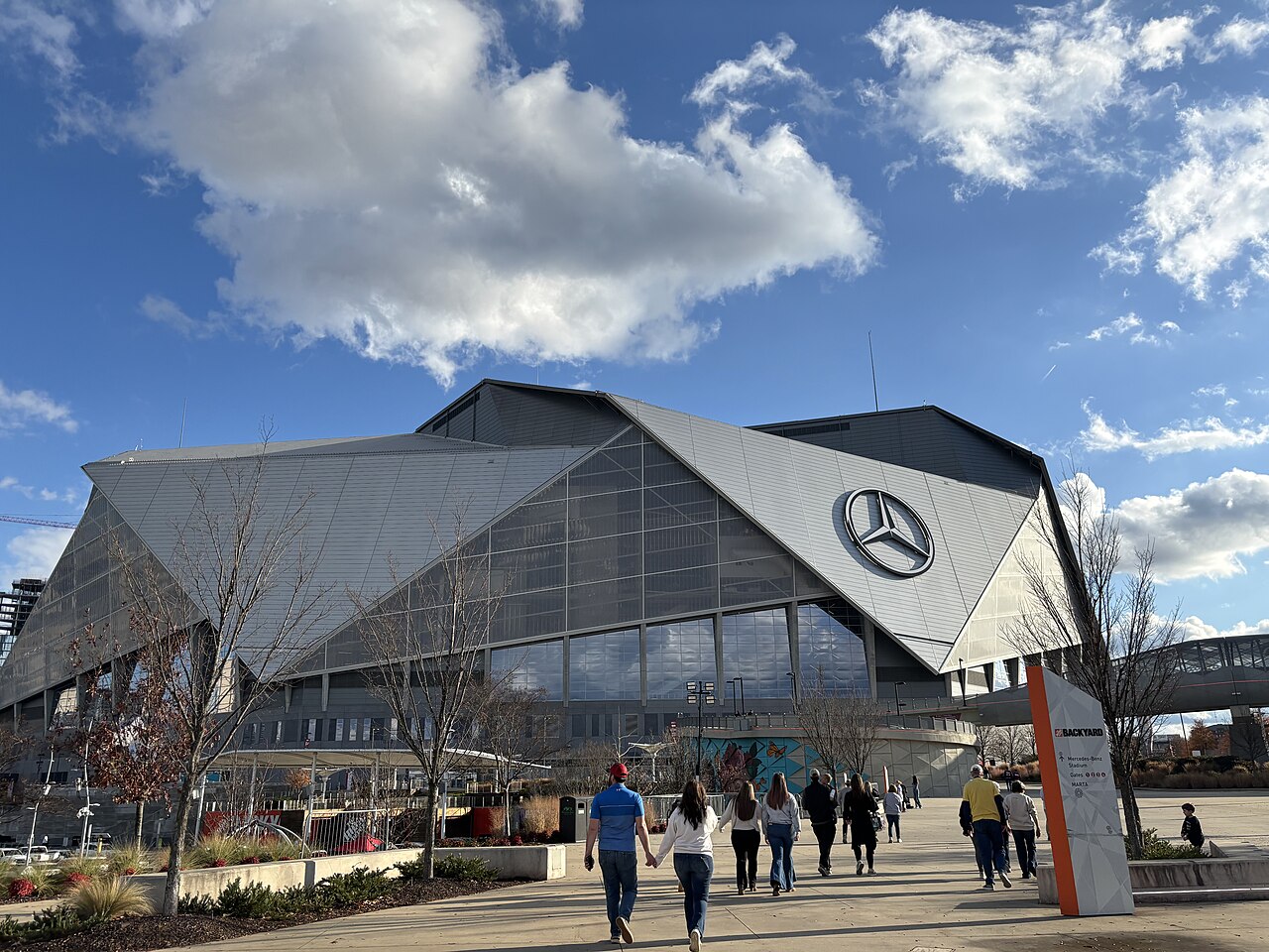 Das Mercedes-Benz Stadium in Atlanta, Austragungsort des Achtelfinales zwischen Argentinien und Ägypten am 7. Juli 2026.