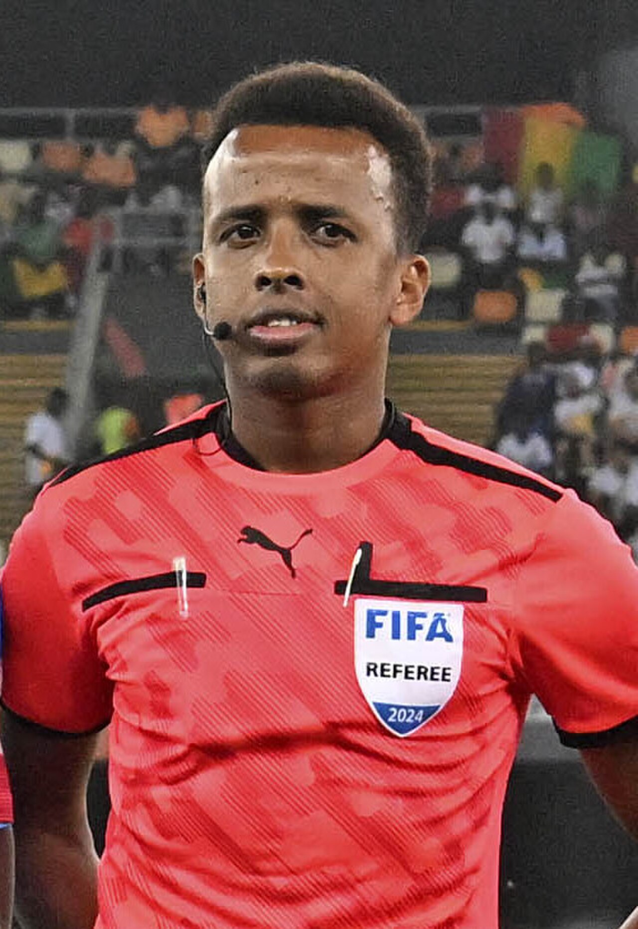 Schiedsrichter Omar Abdulkadir Artan beim Africa Cup of Nations 2024