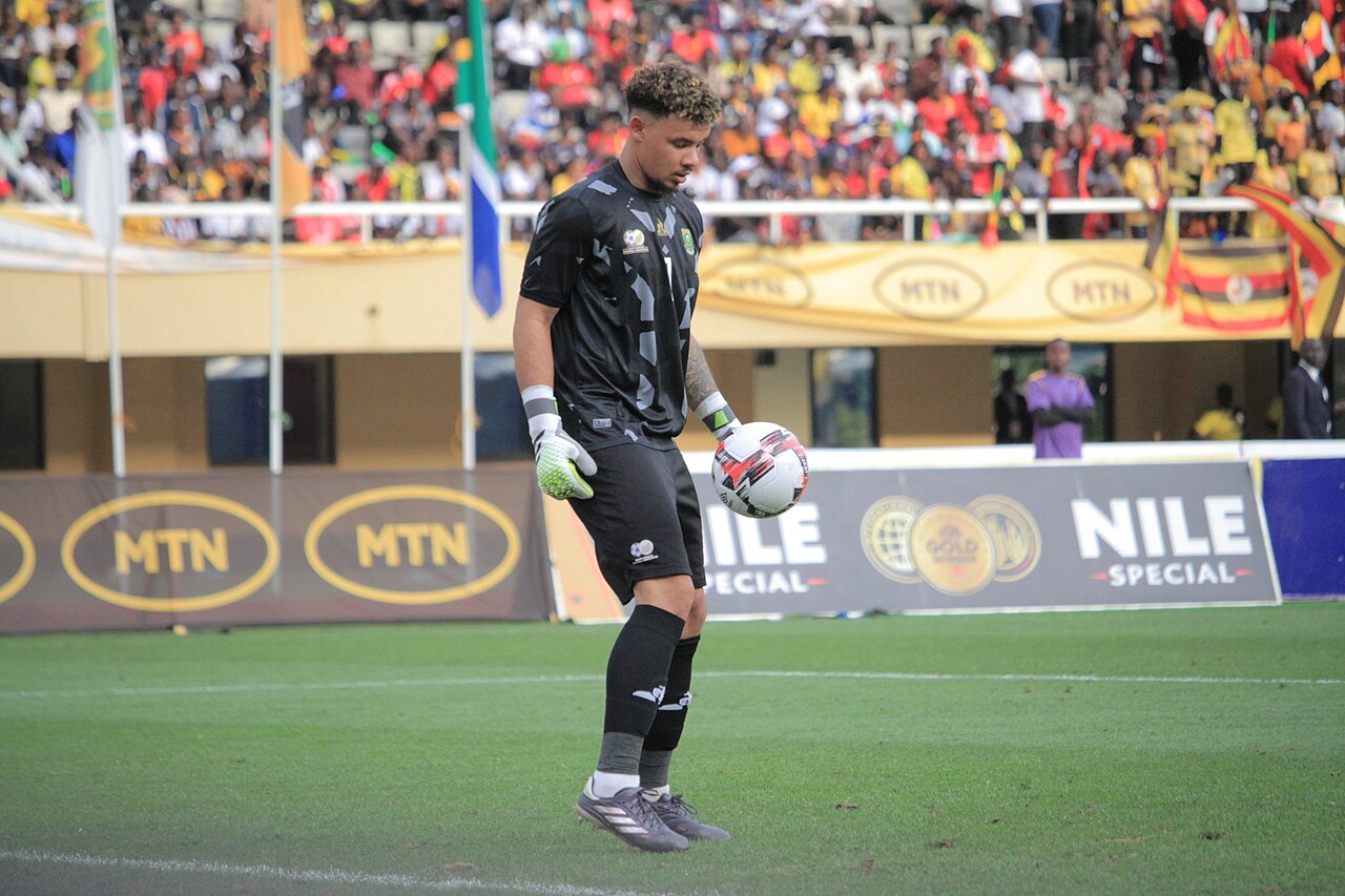 Ronwen Williams im Trikot der südafrikanischen Nationalmannschaft während der AFCON-Qualifikation 2025