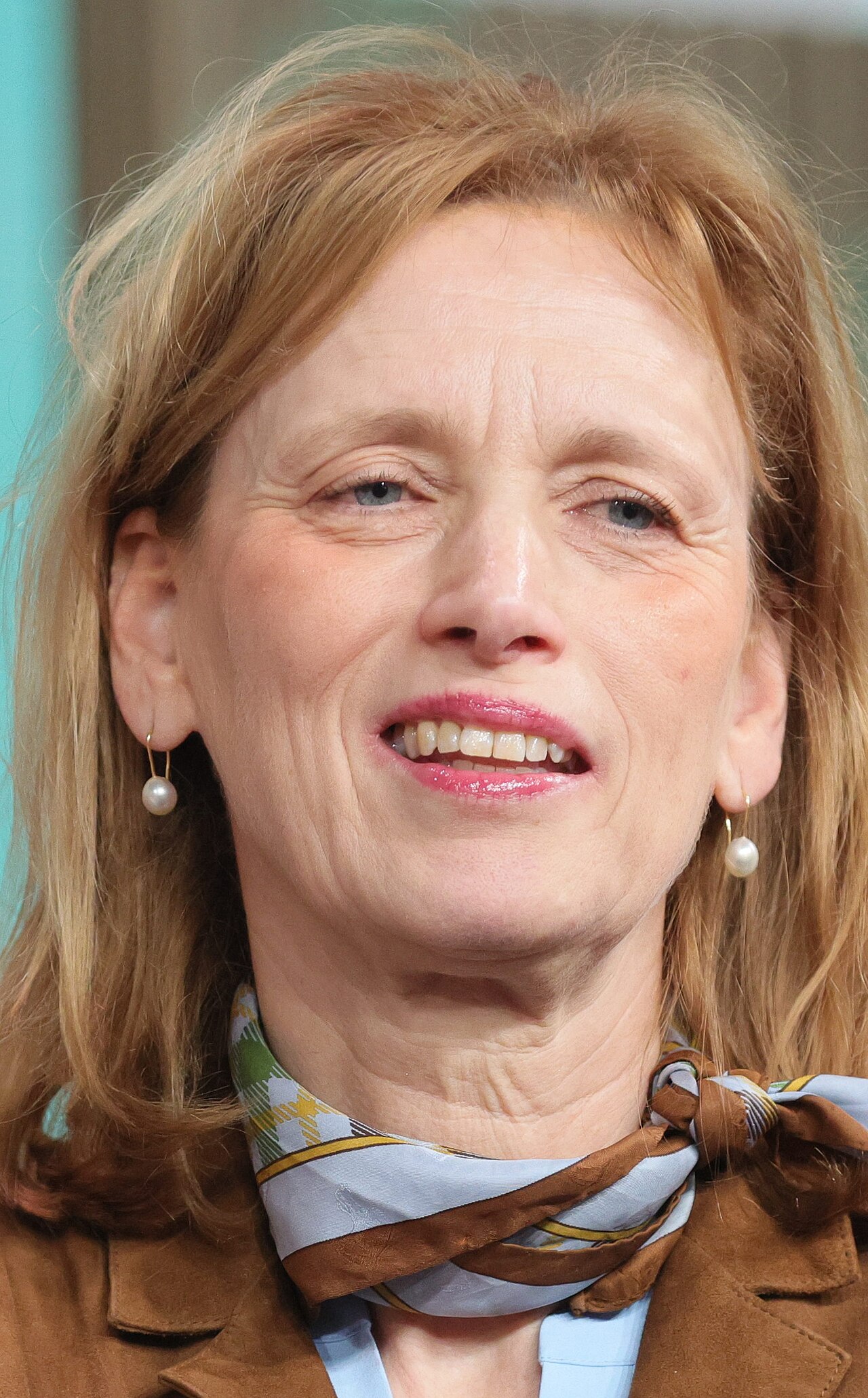 Bundesbildungsministerin Karin Prien (CDU) am Wahlabend der Bundestagswahl 2025 im Konrad-Adenauer-Haus in Berlin