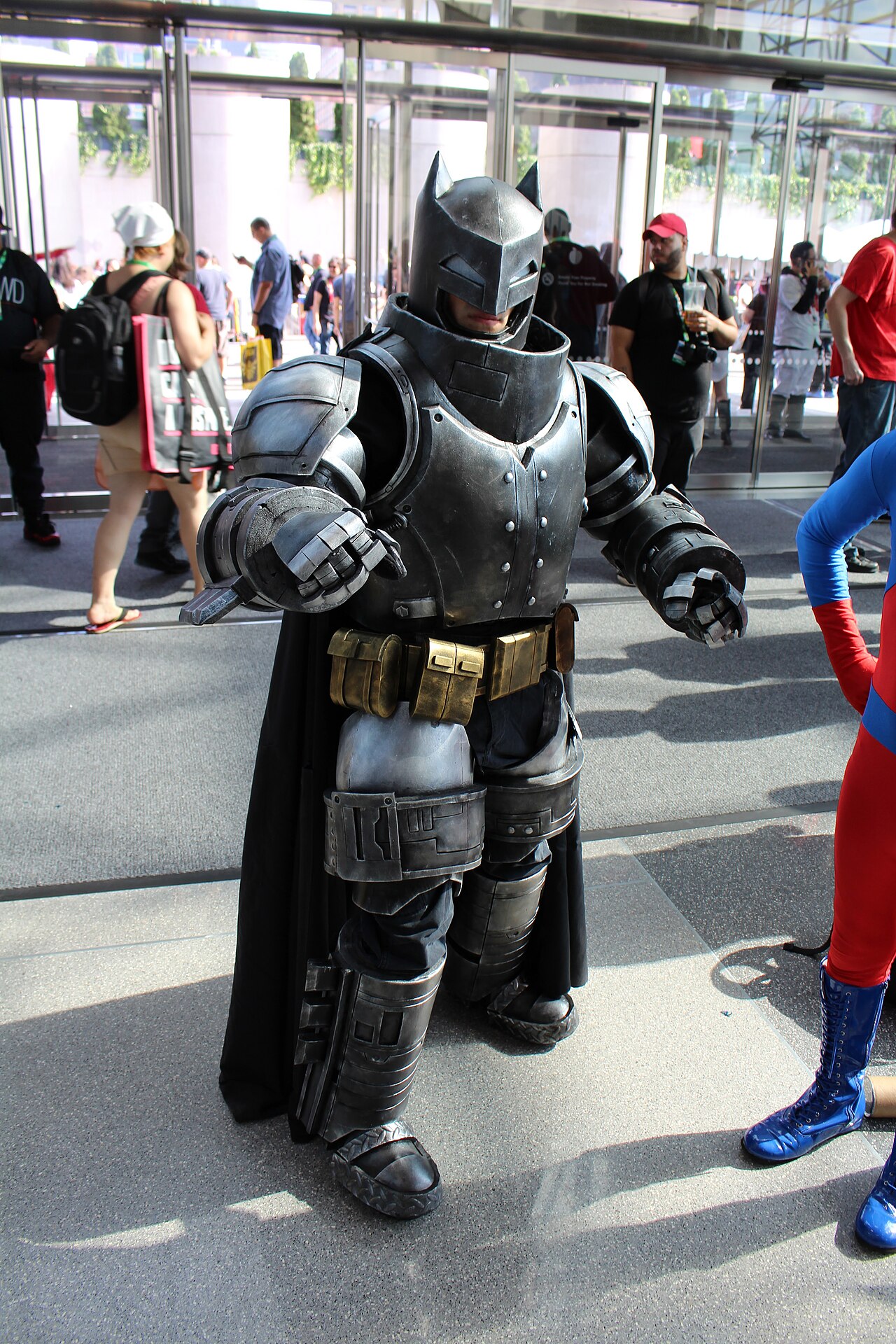 Batman-Cosplayer auf der New York Comic Con 2017.