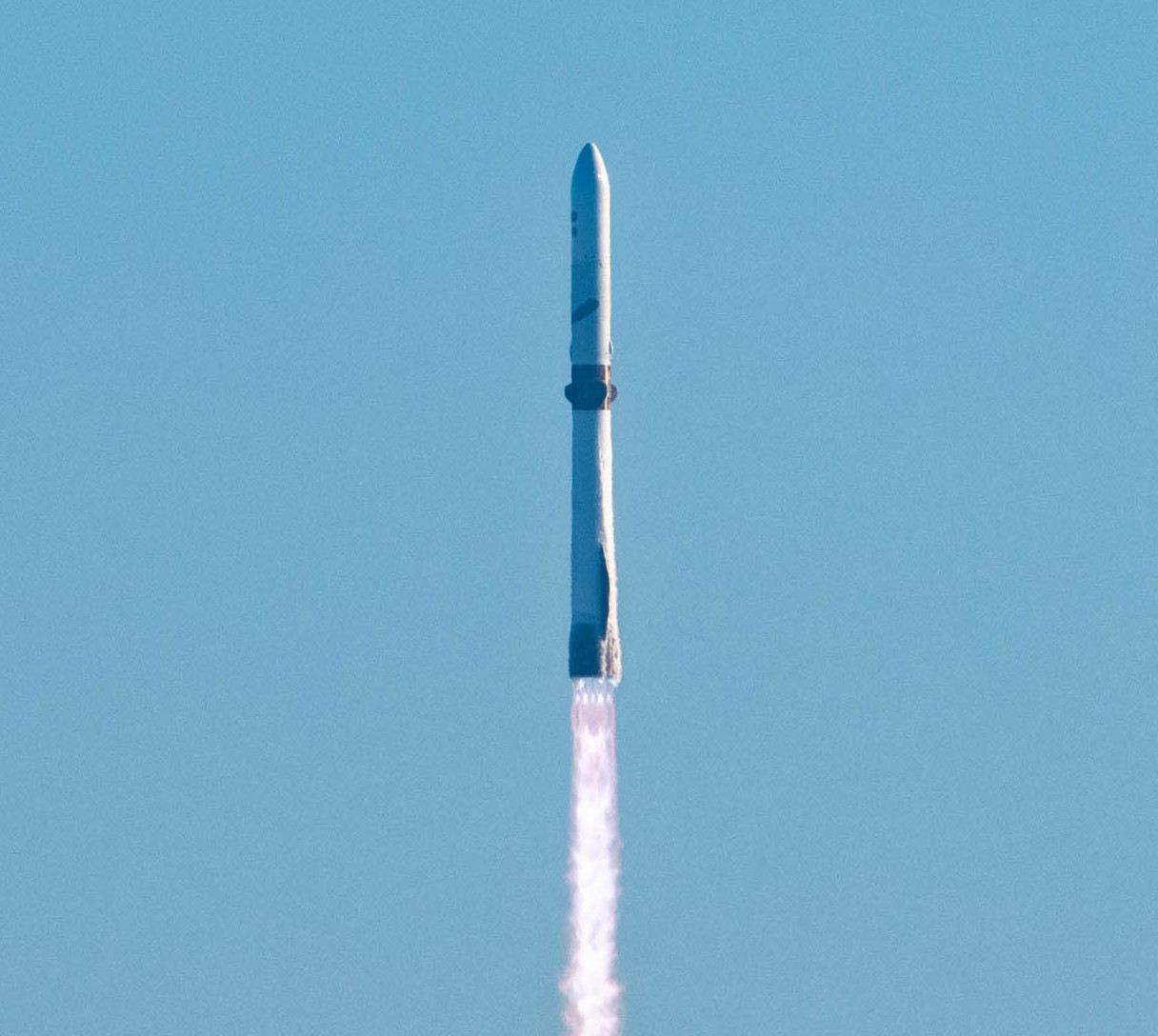 Eine New-Glenn-Rakete von Blue Origin auf Launch Complex 36 am Cape Canaveral Space Force Station