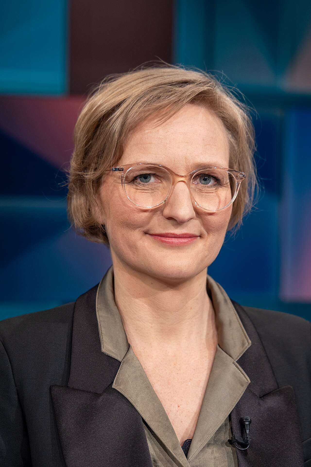 Franziska Brantner, Bundesvorsitzende von Bündnis 90/Die Grünen, bei einem Fernsehauftritt in Berlin im Januar 2025.