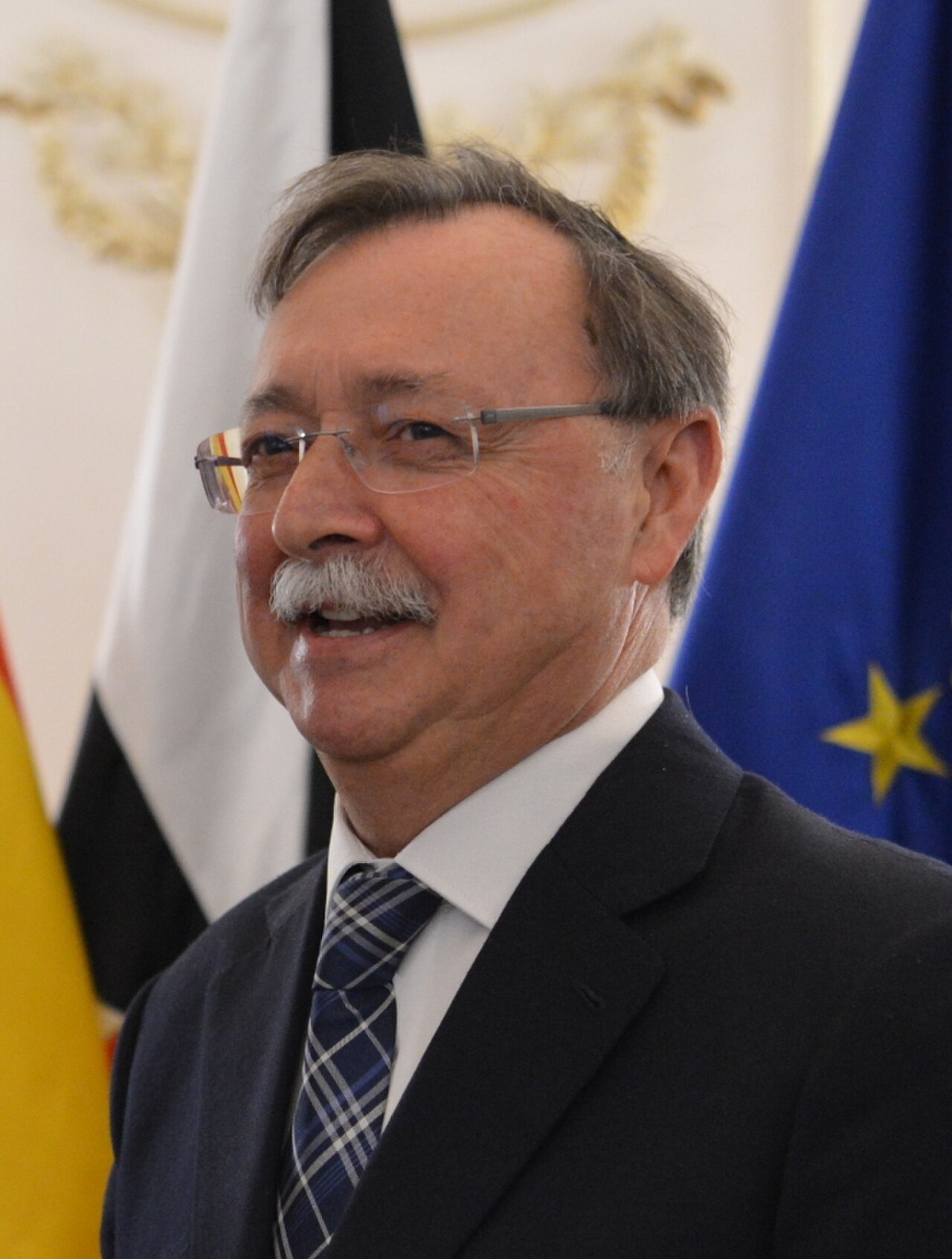 Juan Jesús Vivas, Präsident der spanischen Exklave Ceuta, bei einem offiziellen Termin 2019.