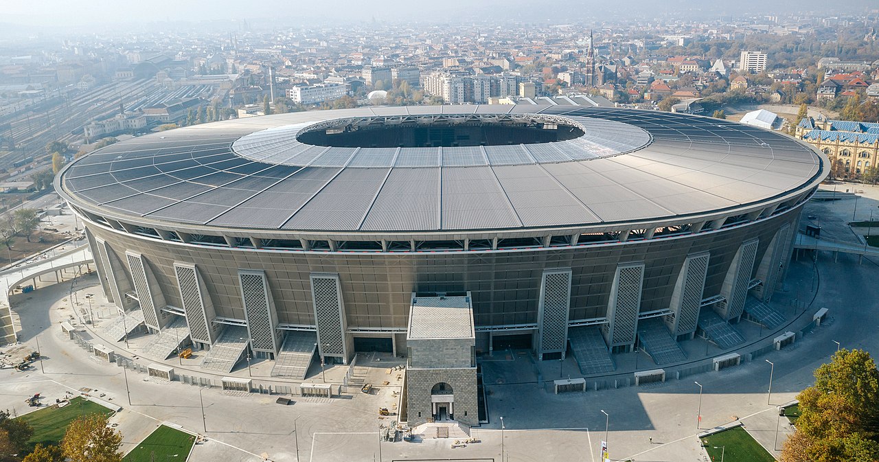Puskás Aréna in Budapest, Austragungsort des Champions-League-Finales 2026