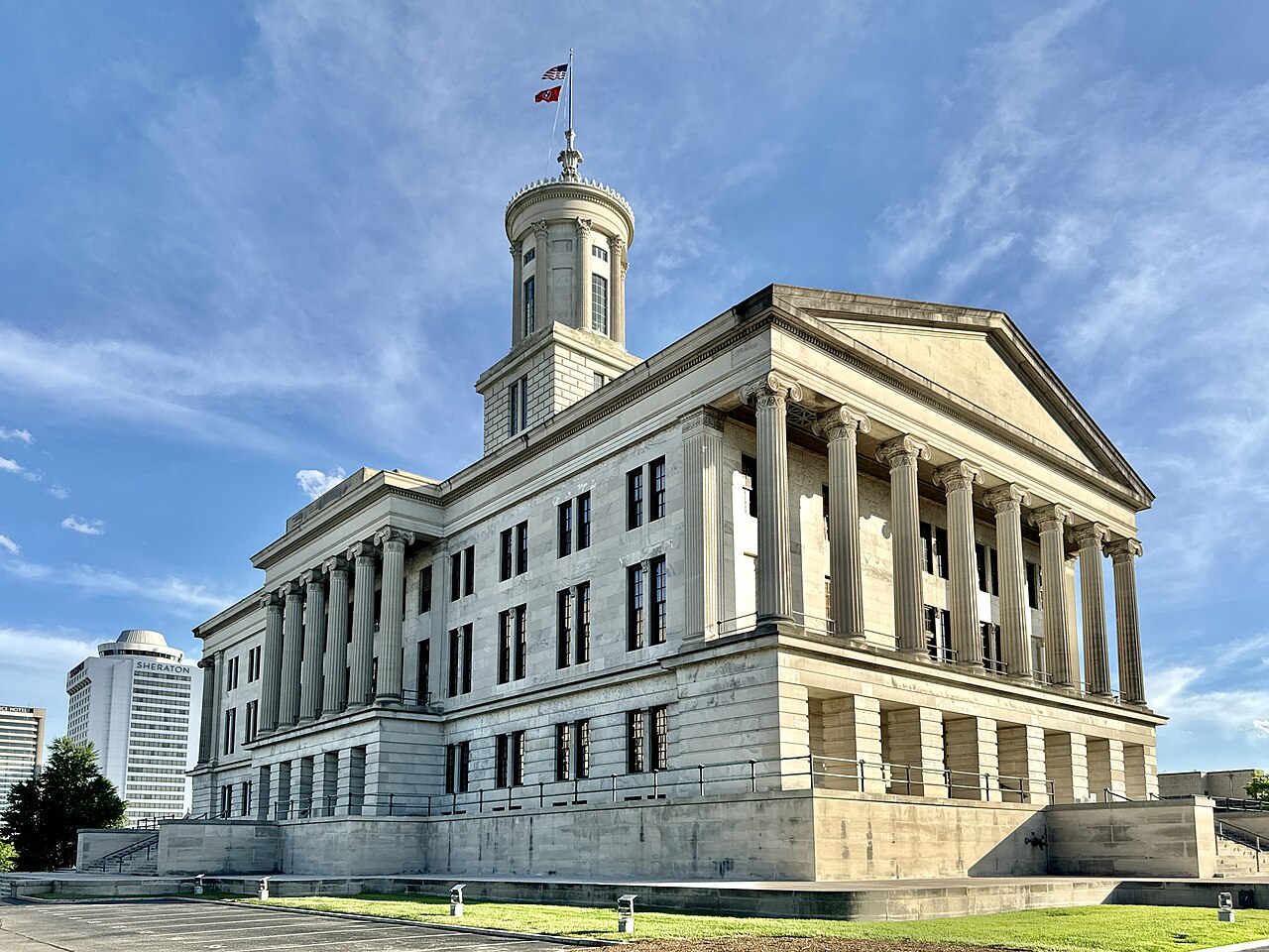 Das Tennessee State Capitol in Nashville, Sitz des Gouverneurs Bill Lee