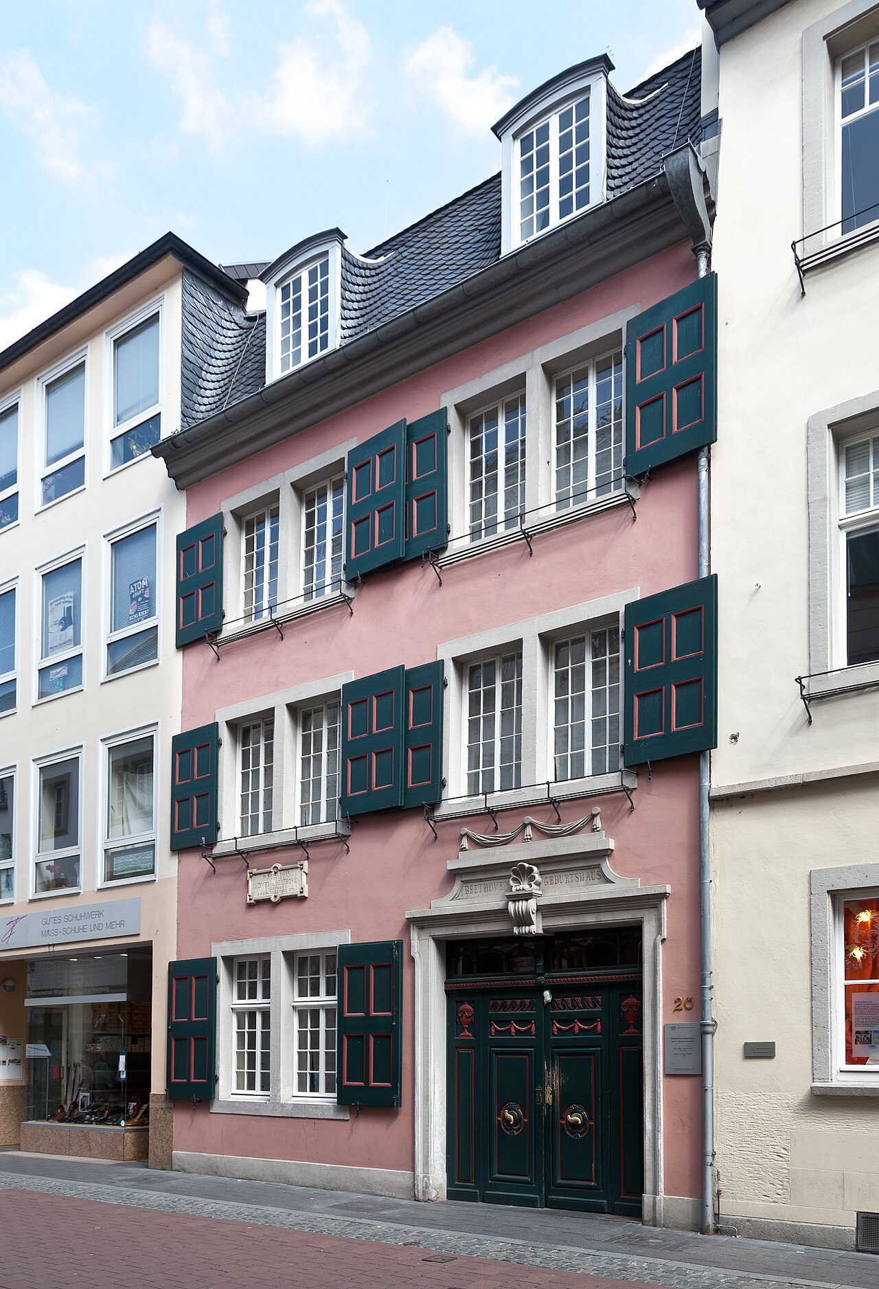Das Beethoven-Haus in der Bonngasse in Bonn, Geburtshaus Ludwig van Beethovens und Sitz des Beethoven-Archivs, dessen Forschungsabteilung Christine Siegert seit 2015 leitete