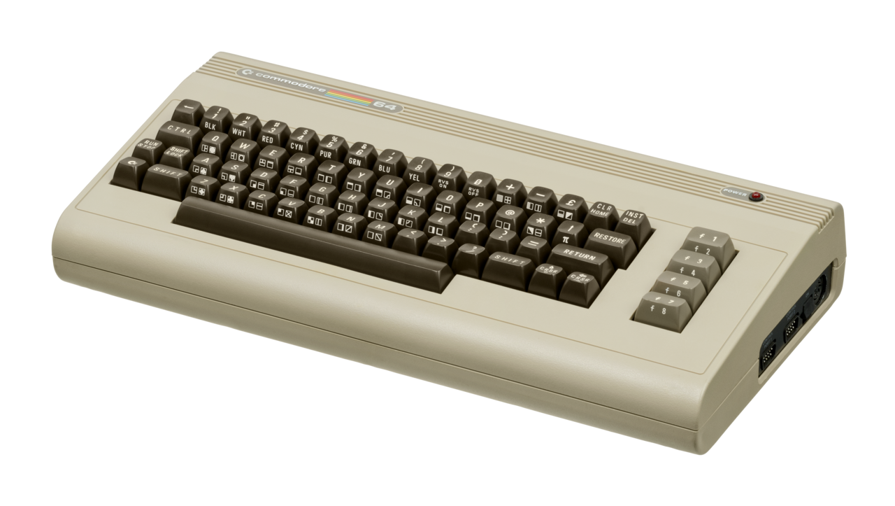 Heimcomputer Commodore 64 - die Markenikone, die die 2025 wiedergegründete Commodore International nun fortschreiben will.
