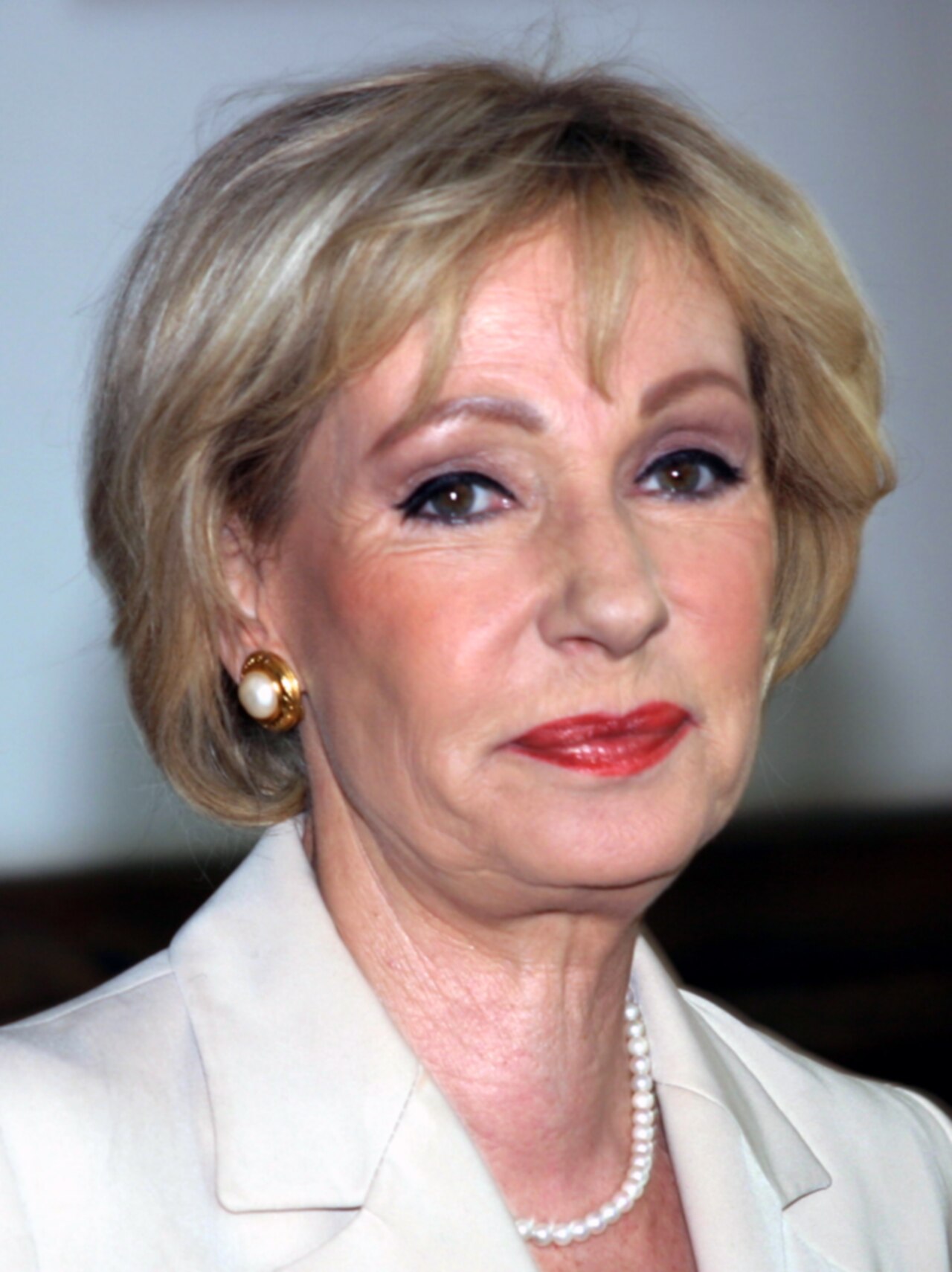 Porträt von Dagmar Berghoff, aufgenommen im April 2004 in Hamburg