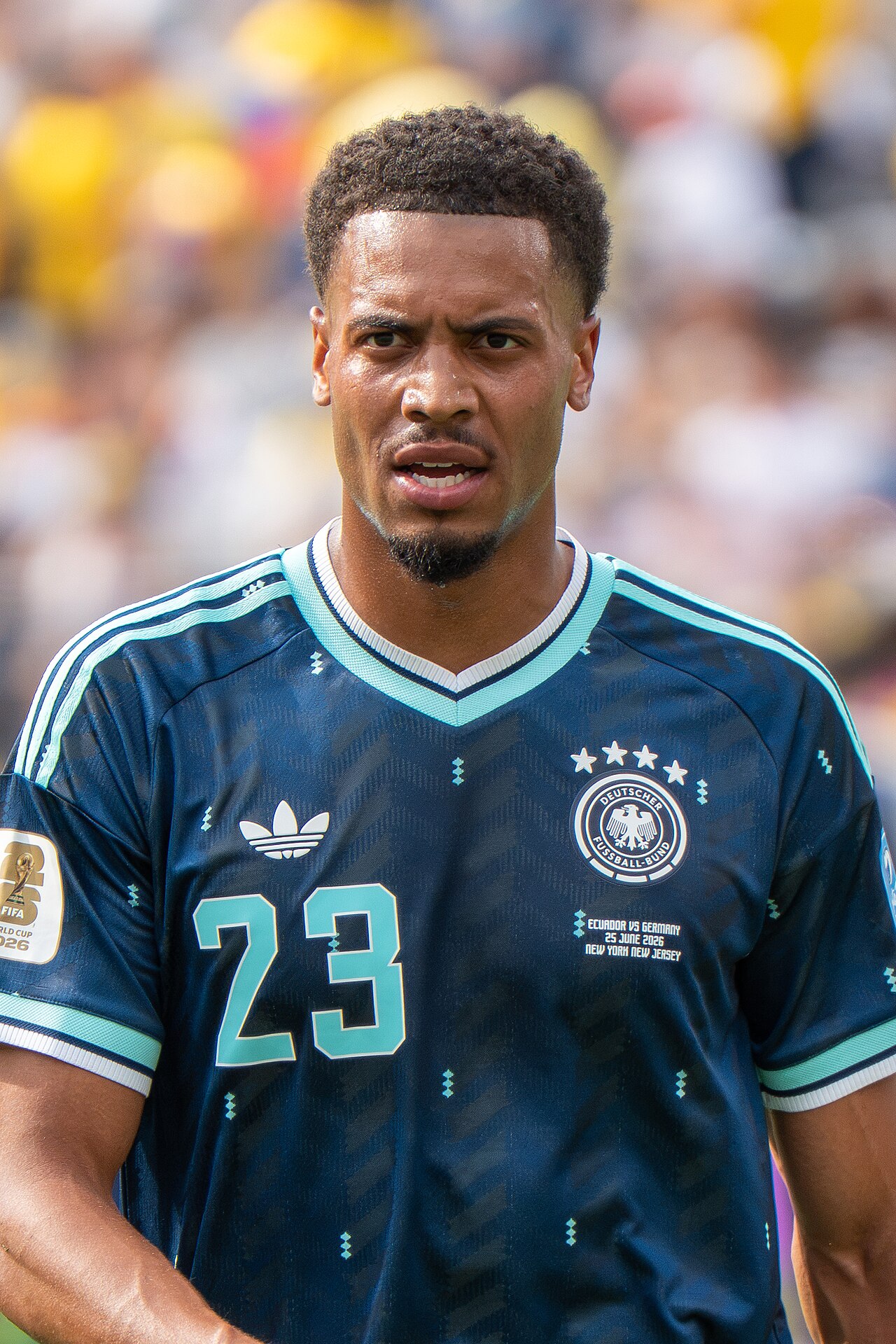 Felix Nmecha im DFB-Trikot beim WM-Spiel gegen Ecuador am 25. Juni 2026