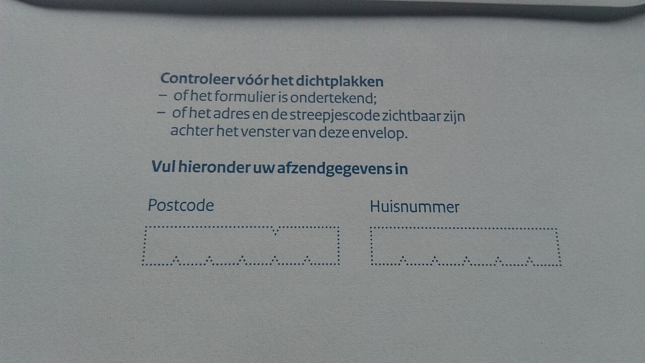 Sicherer DigiD-Briefumschlag mit Aktivierungsdaten für die niederländische digitale Identität