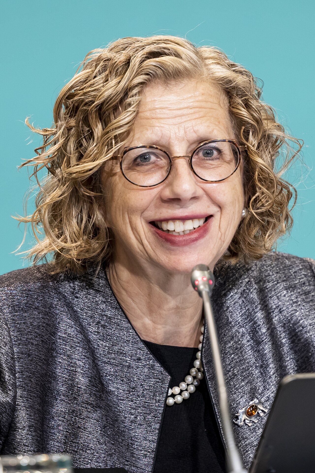 Inger Andersen, Exekutivdirektorin des Umweltprogramms der Vereinten Nationen (UNEP), bei einem Auftritt im Jahr 2022.