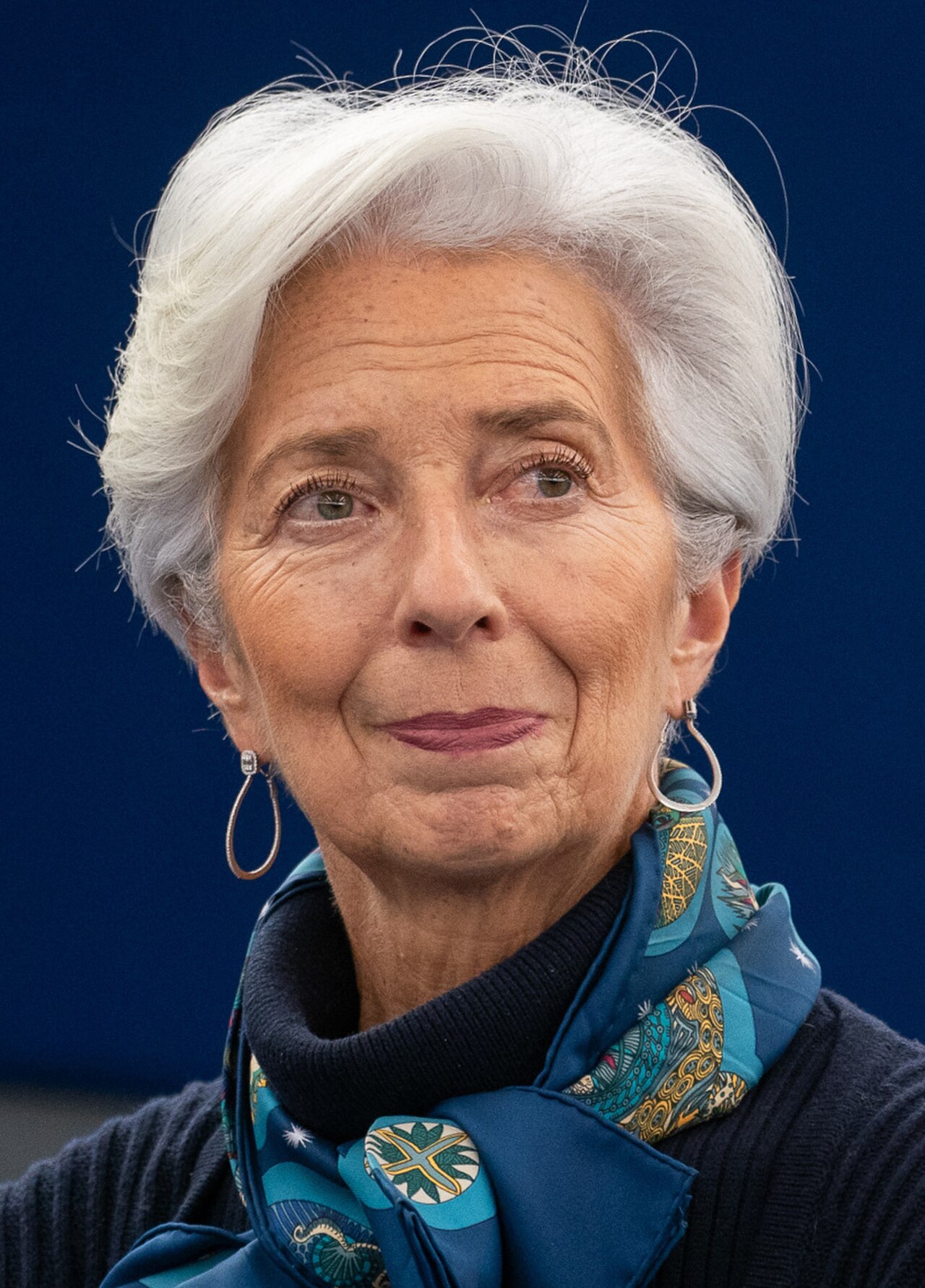 EZB-Präsidentin Christine Lagarde, Porträt.