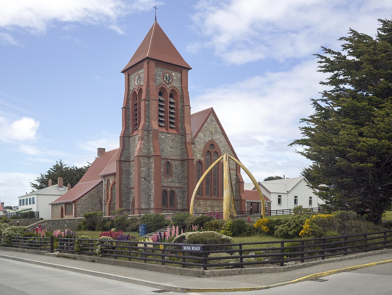 Christ Church Cathedral in Stanley, der Hauptstadt der Falklandinseln