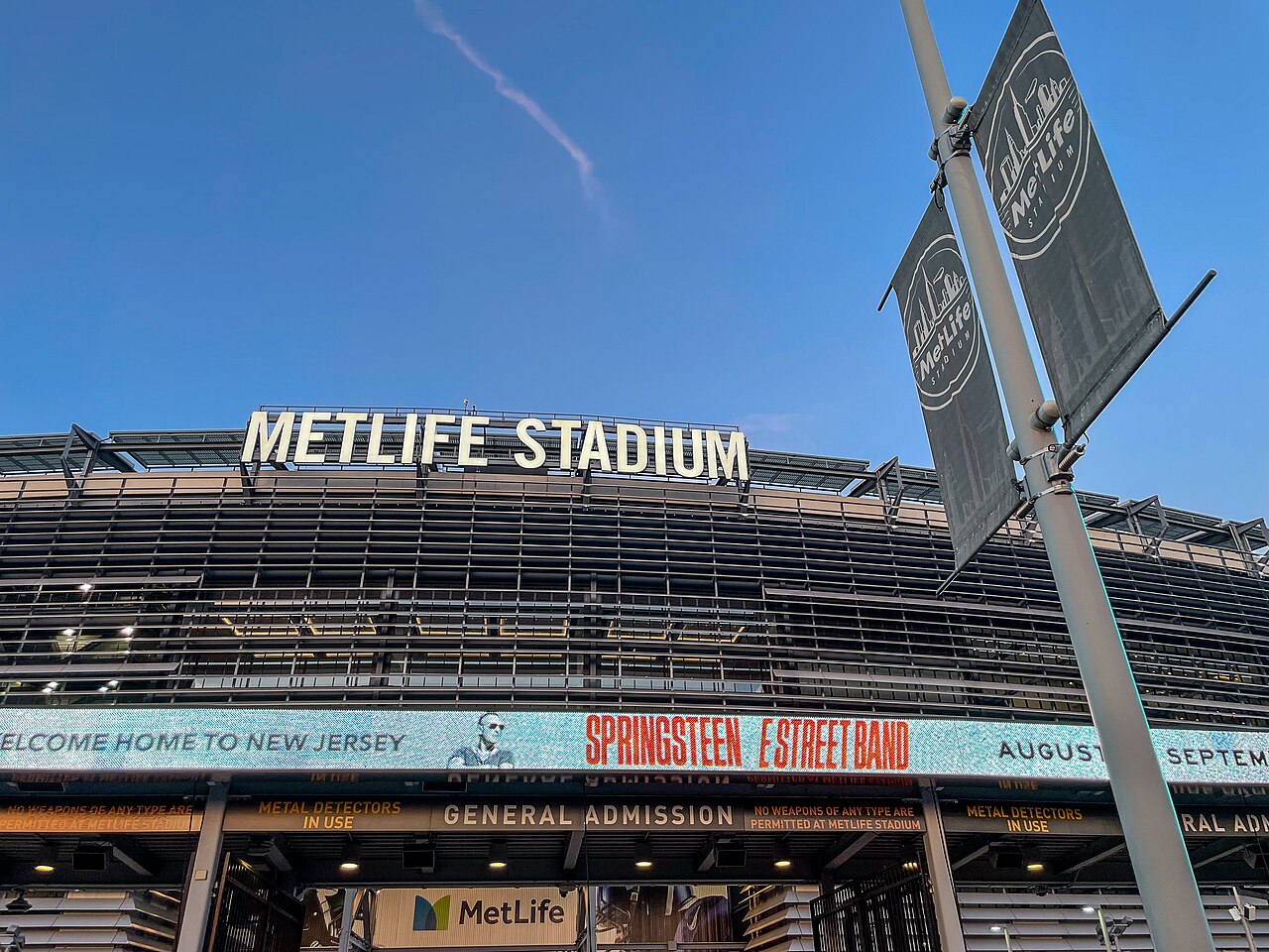 MetLife Stadium in East Rutherford, New Jersey, Schauplatz des WM-Auftaktspiels Frankreich gegen Senegal