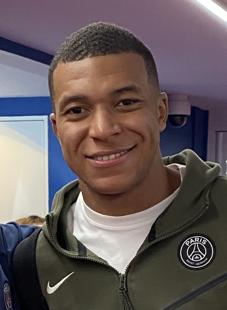 Kylian Mbappé, französischer Nationalstürmer, im Porträt