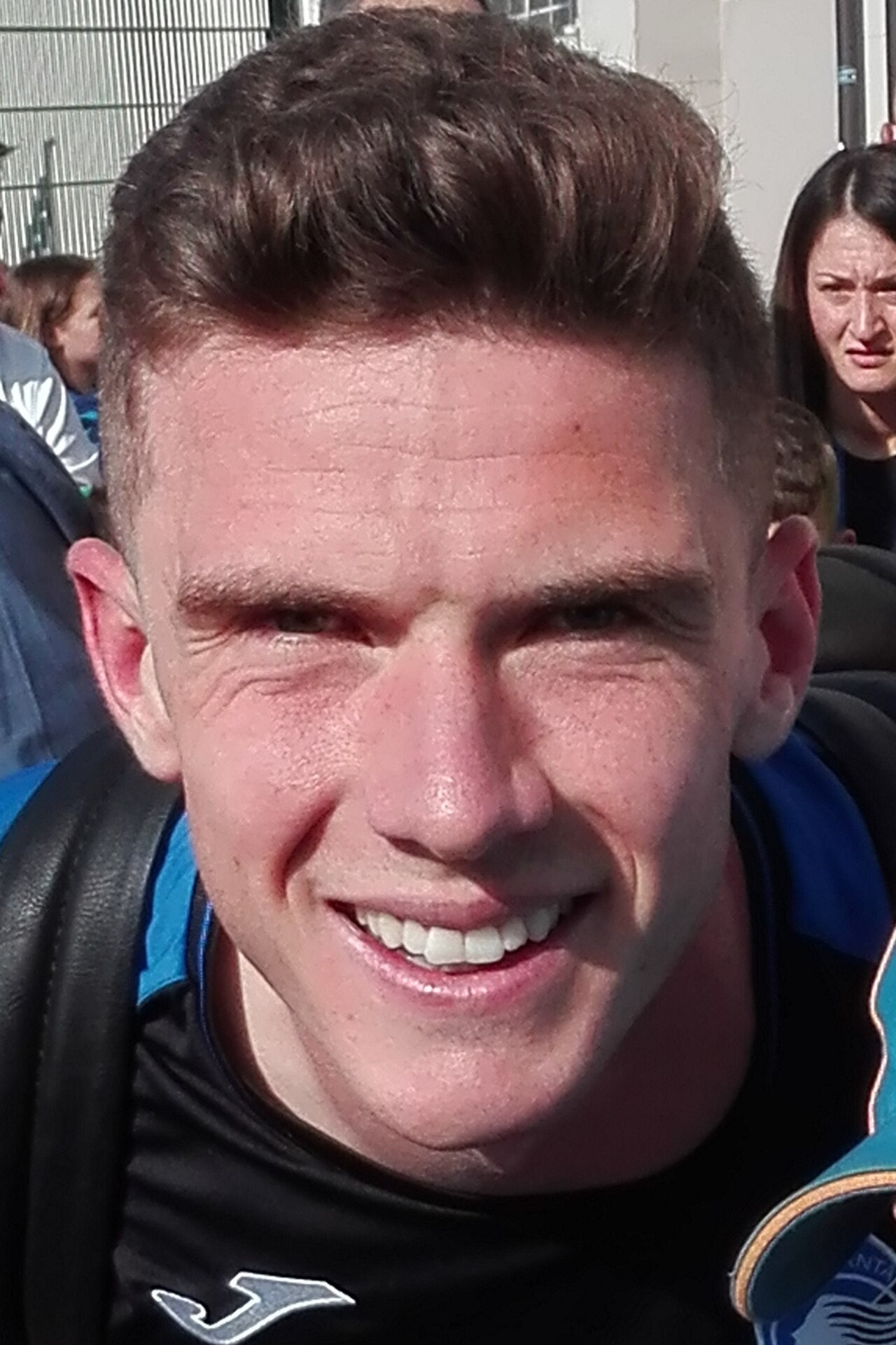 Robin Gosens im Trikot der italienischen Nationalmannschaft während eines Länderspiels in Bergamo, 2018