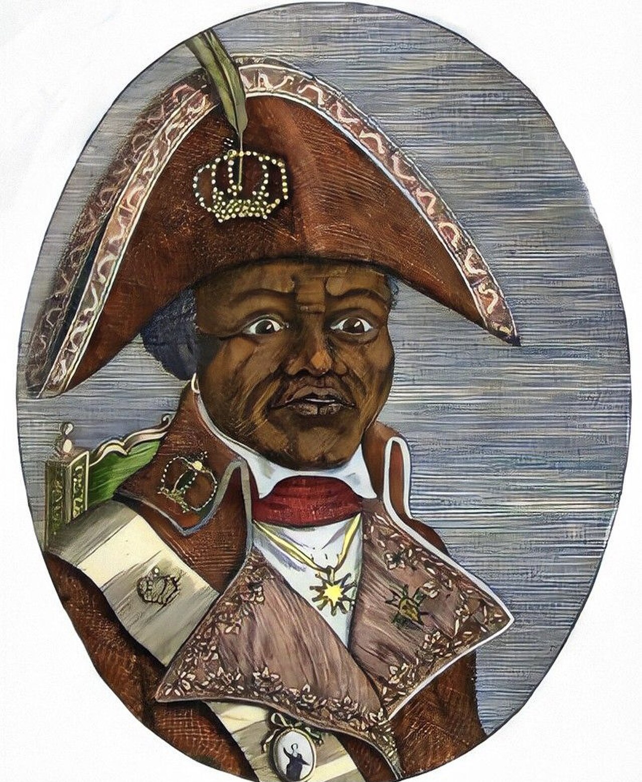 Portrait von Jean-Jacques Dessalines, erstem Generalgouverneur Haitis und Symbolfigur der Schlacht von Vertières 1803.