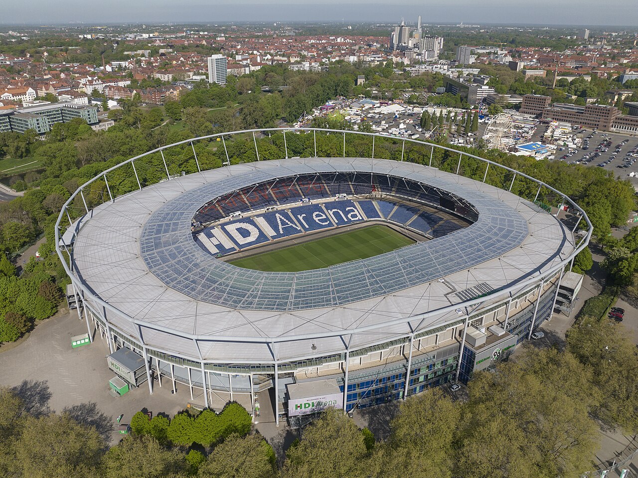 Die Heinz-von-Heiden-Arena in Hannover, Heimspielstätte von Hannover 96
