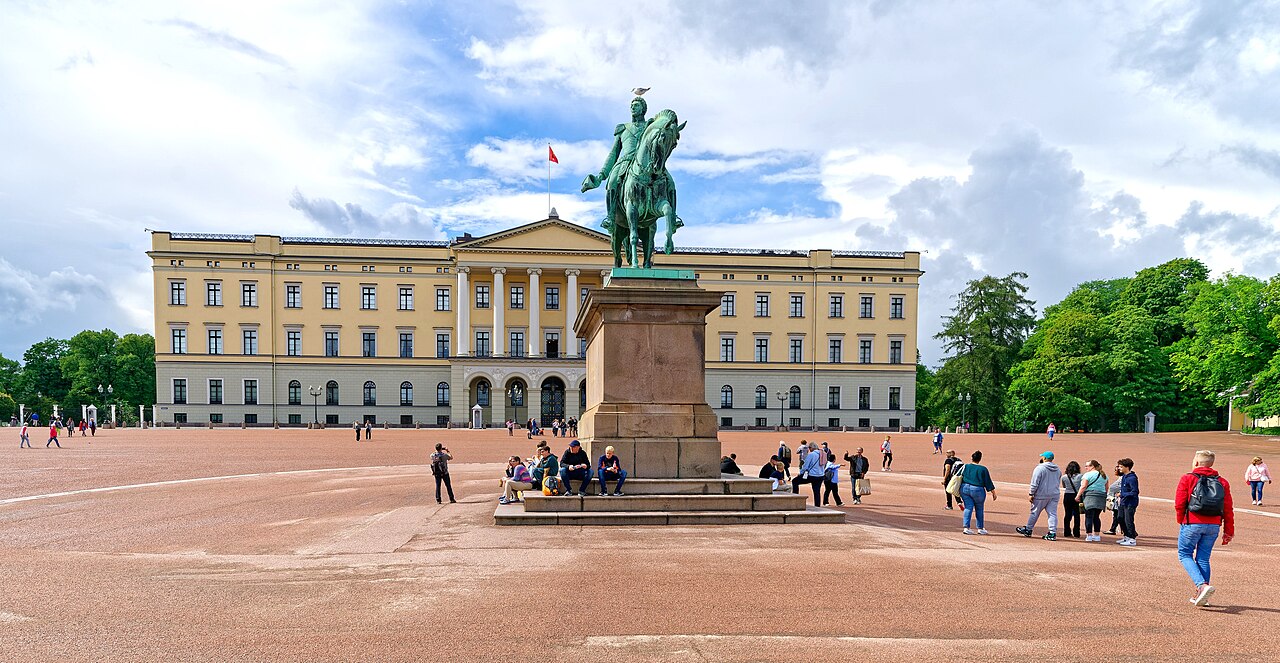 Das Königliche Schloss in Oslo, Hauptresidenz der norwegischen Monarchen