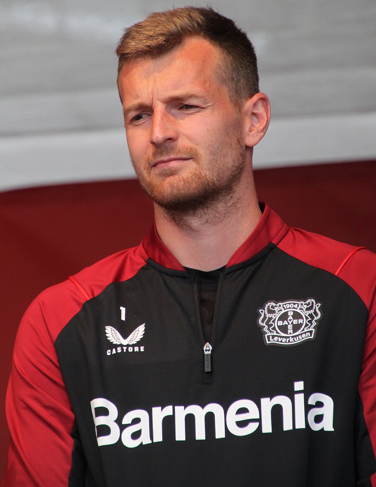 Lukáš Hrádecký bei der Saisoneröffnung von Bayer 04 Leverkusen 2022
