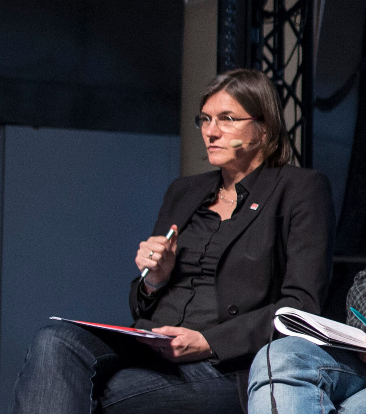 IG-Metall-Vorsitzende Christiane Benner auf der re:publica-Konferenz