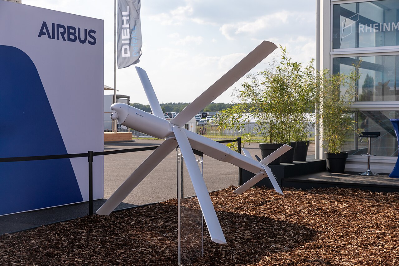 Rheinmetall-Drohne auf der Internationalen Luft- und Raumfahrtausstellung ILA 2024 in Schönefeld