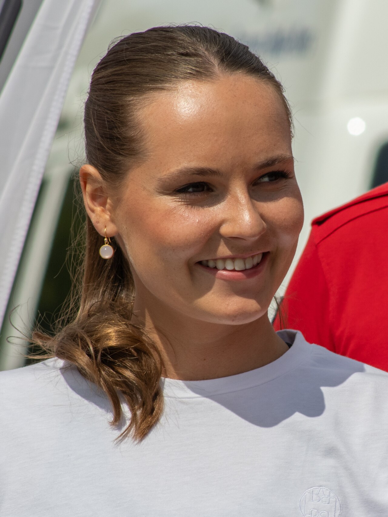 Prinzessin Ingrid Alexandra und Prinz Sverre Magnus eröffnen die Sommerbereitschaft der Rotkreuz-Hilfskorps am Kadettangen in Sandvika, Juni 2025.