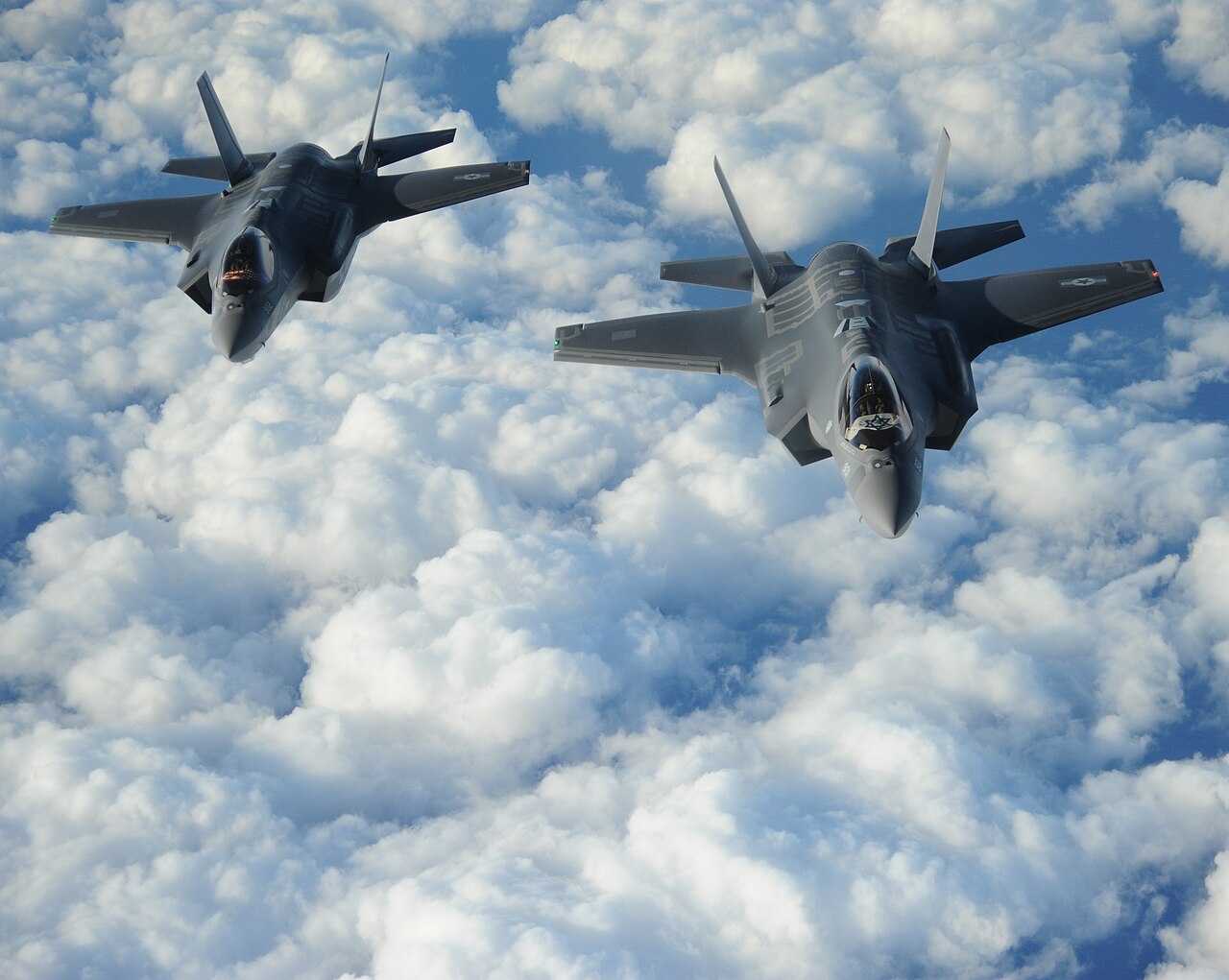 Zwei israelische F-35 'Adir' im Formationsflug
