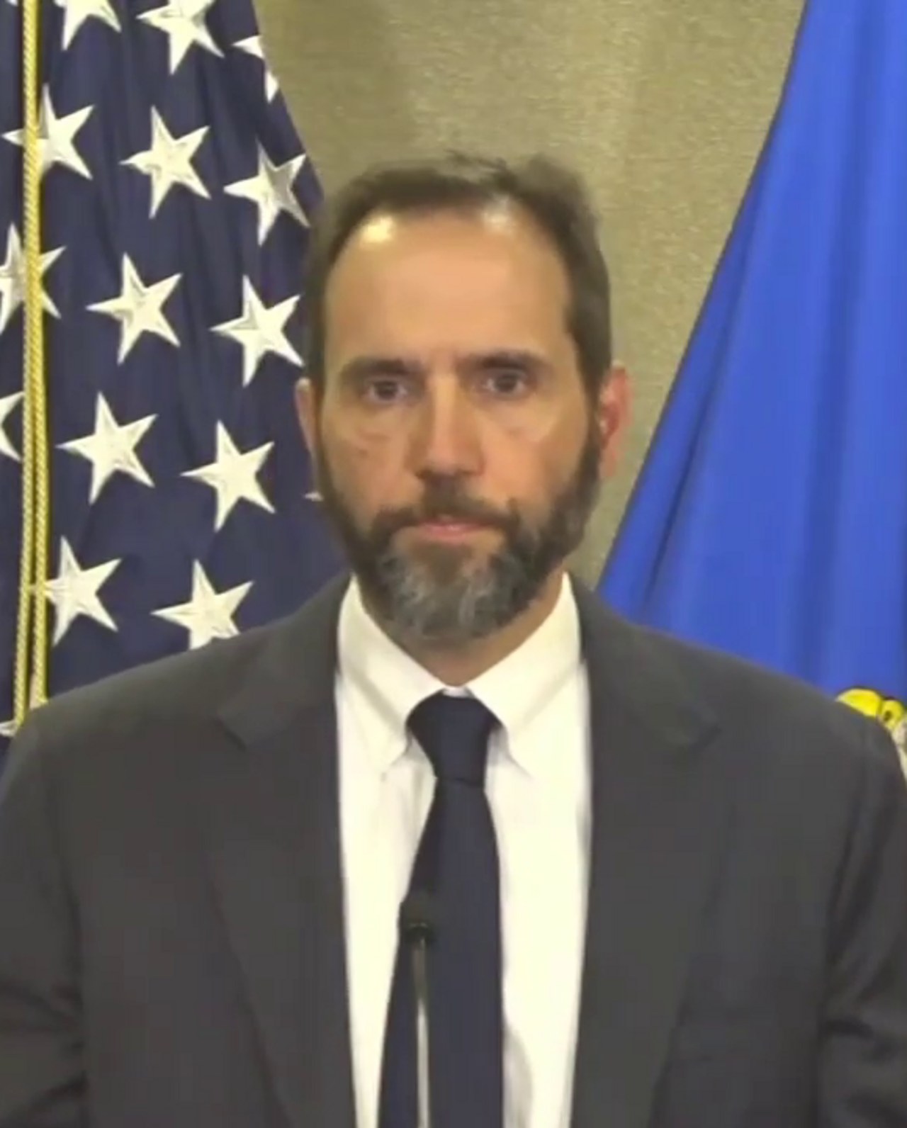 Der US-Sonderermittler Jack Smith bei einer Erklärung im Justizministerium in Washington, Juni 2023.