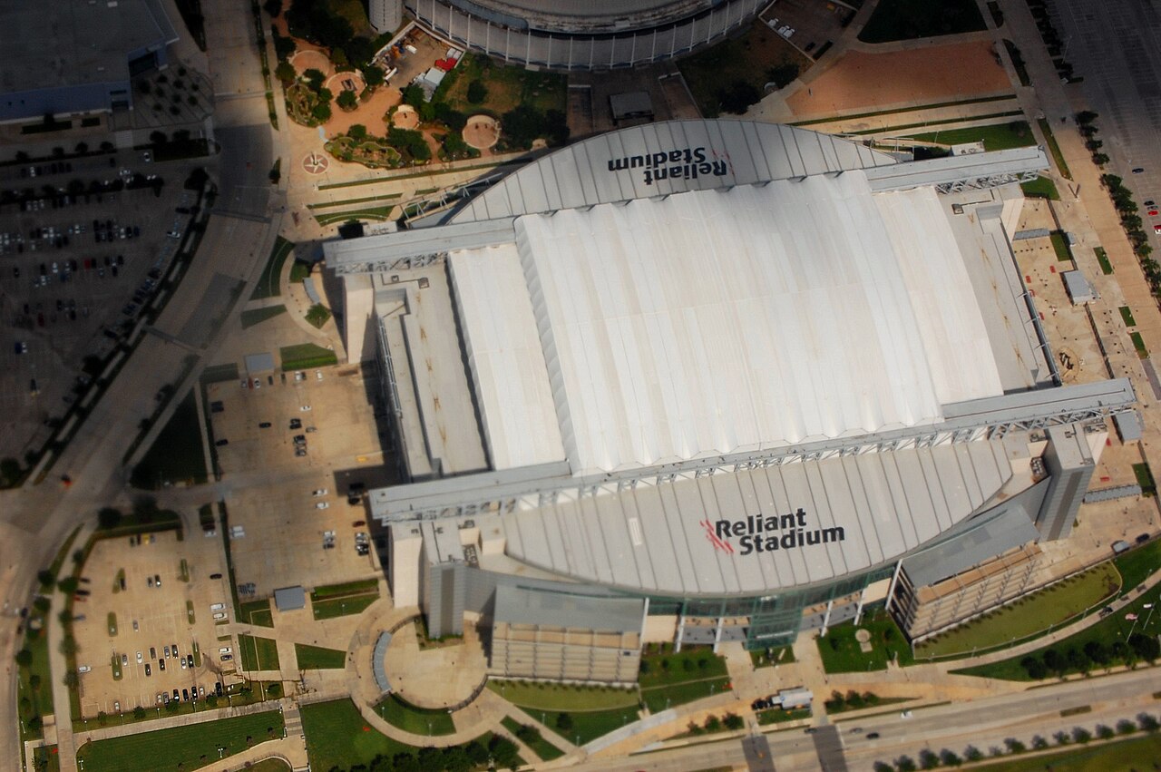 Luftaufnahme des NRG Stadium in Houston, Texas - Schauplatz des deutschen WM-Auftakts gegen Curacao