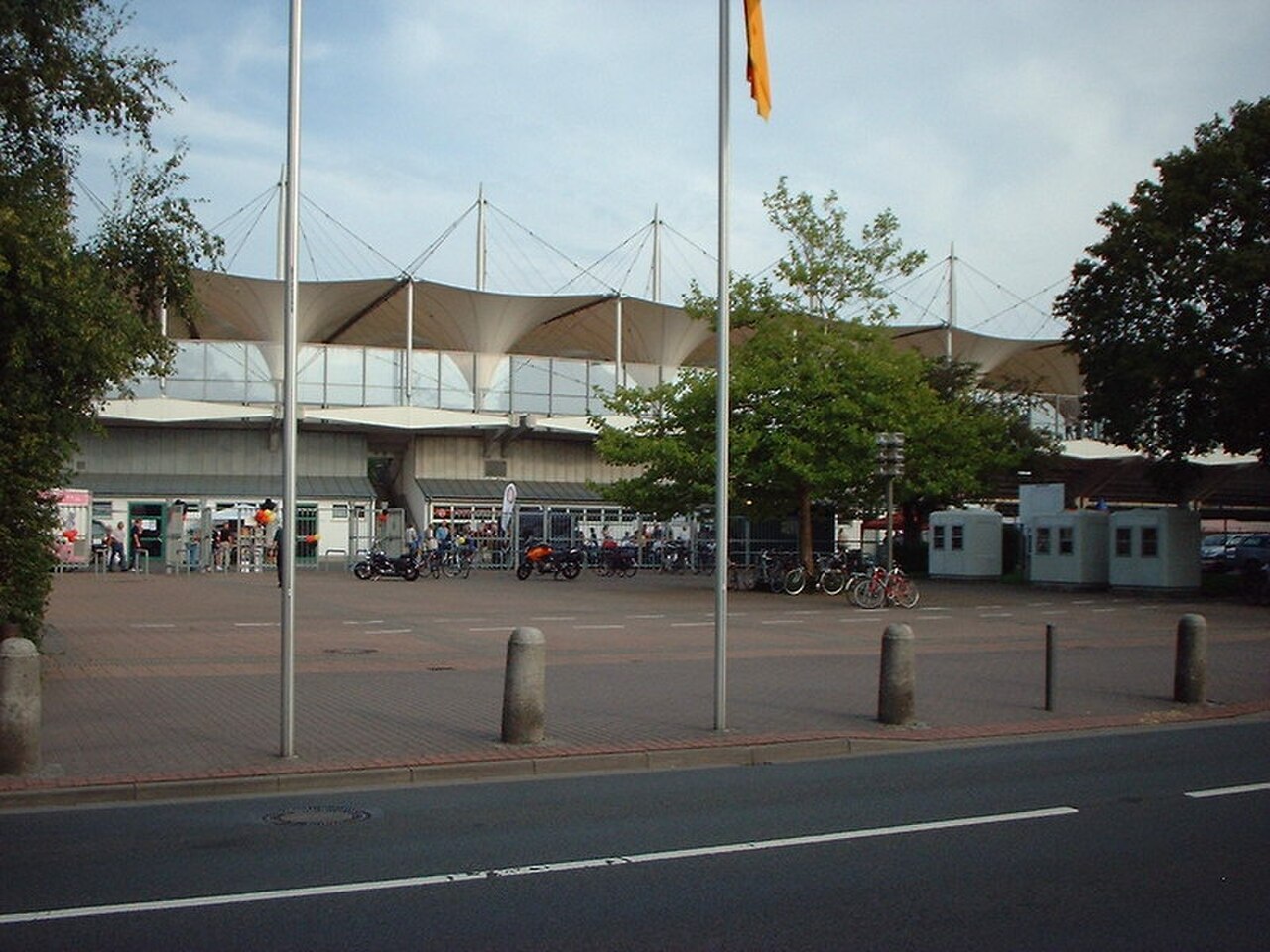 Marschweg-Stadion in Oldenburg, Ausweichspielstätte des SSV Jeddeloh II bei der DFB-Pokal-Sensation gegen den 1. FC Heidenheim