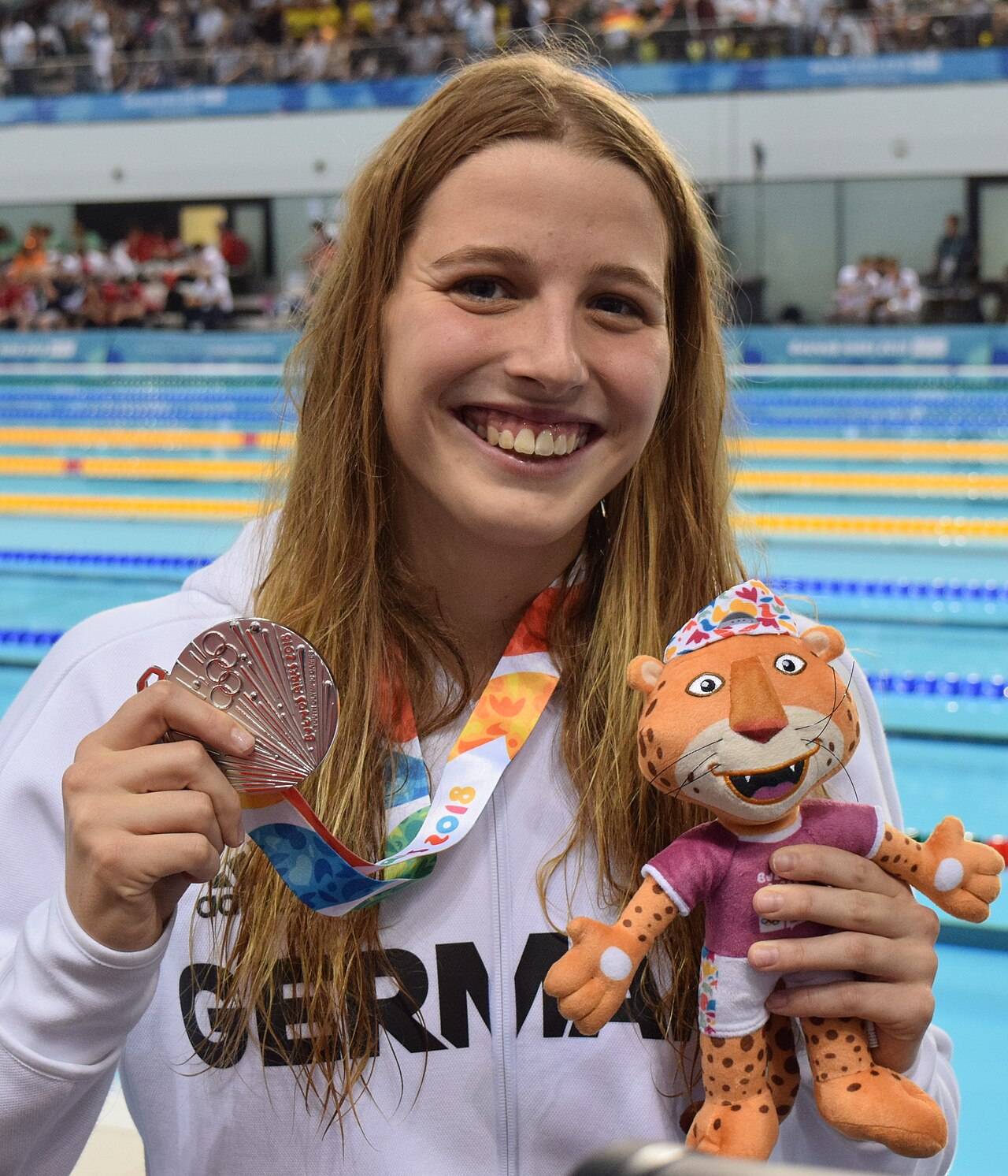 Angelina Köhler im Schmetterling-Finale bei den Olympischen Jugendspielen 2018 in Buenos Aires
