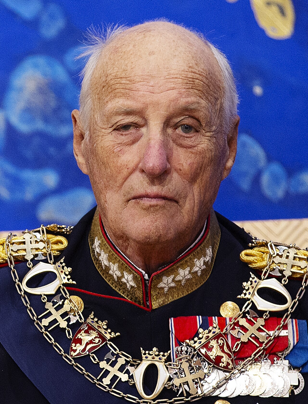 König Harald V. von Norwegen bei der Eröffnung des samischen Parlaments im Oktober 2025