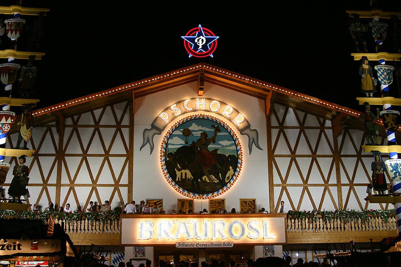 Bräurosl-Festzelt auf dem Münchner Oktoberfest