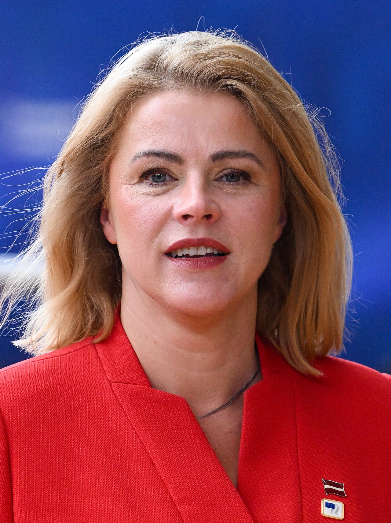 Lettlands Premierministerin Evika Siliņa bei einem EU-Rat in Brüssel im Juni 2024