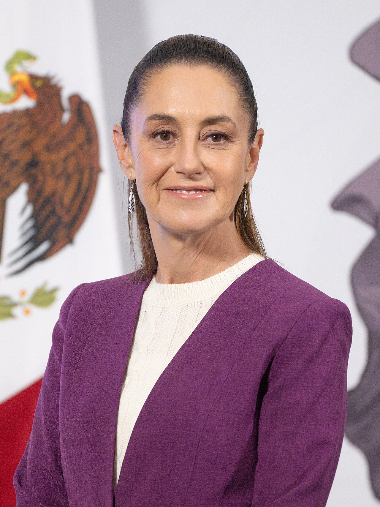 Claudia Sheinbaum bei der Morgenpressekonferenz „La Mañanera de la Mañana“ im August 2025.