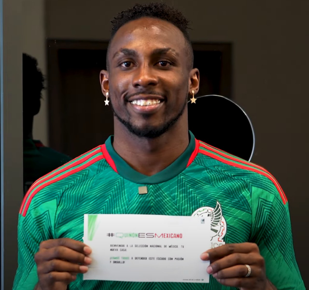 Julián Quiñones im Trikot der mexikanischen Nationalmannschaft (Aufnahme 2023).