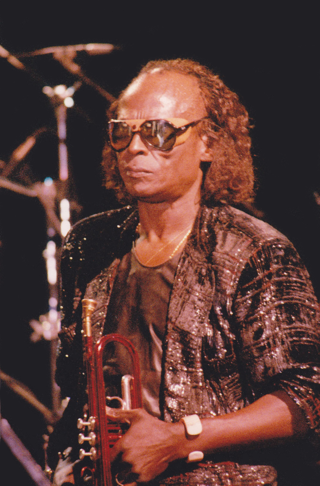Miles Davis live in Straßburg, 1987.