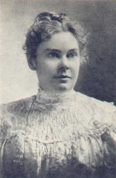 Zeitgenössisches Foto der Mordverdächtigen Lizzie Borden, um 1890