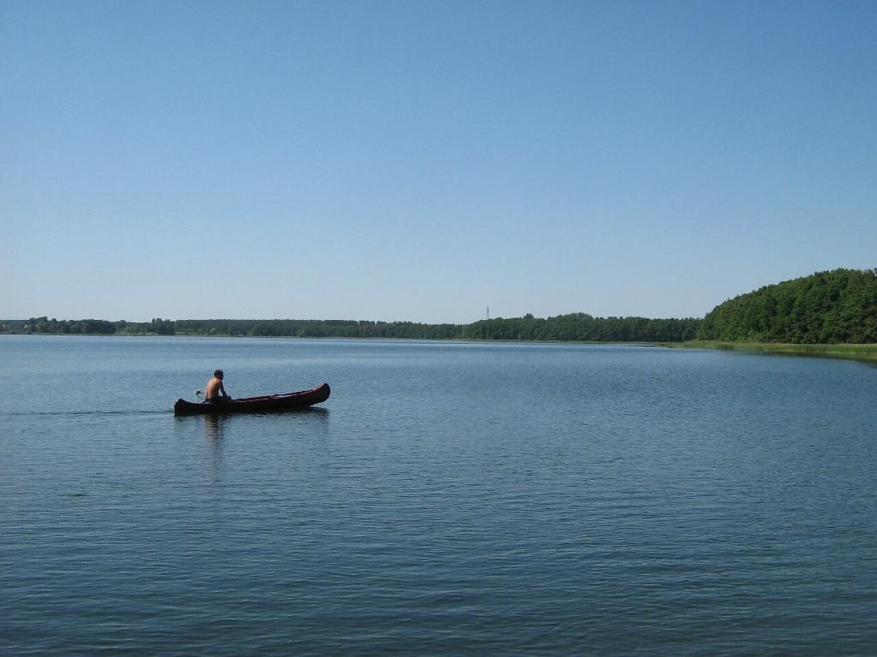 Der Käbelicksee im Müritz-Nationalpark, Mecklenburgische Seenplatte