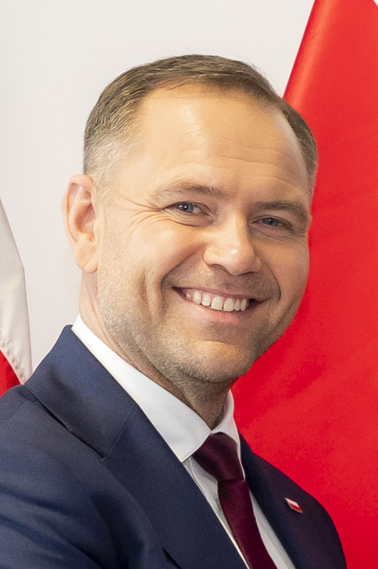 Der polnische Präsident Karol Nawrocki bei einem Termin in Polen.