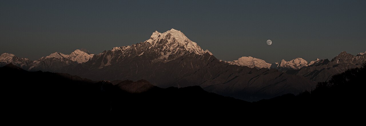 Langtang-Bergkette im Distrikt Rasuwa in der Provinz Bagmati, Nepal.