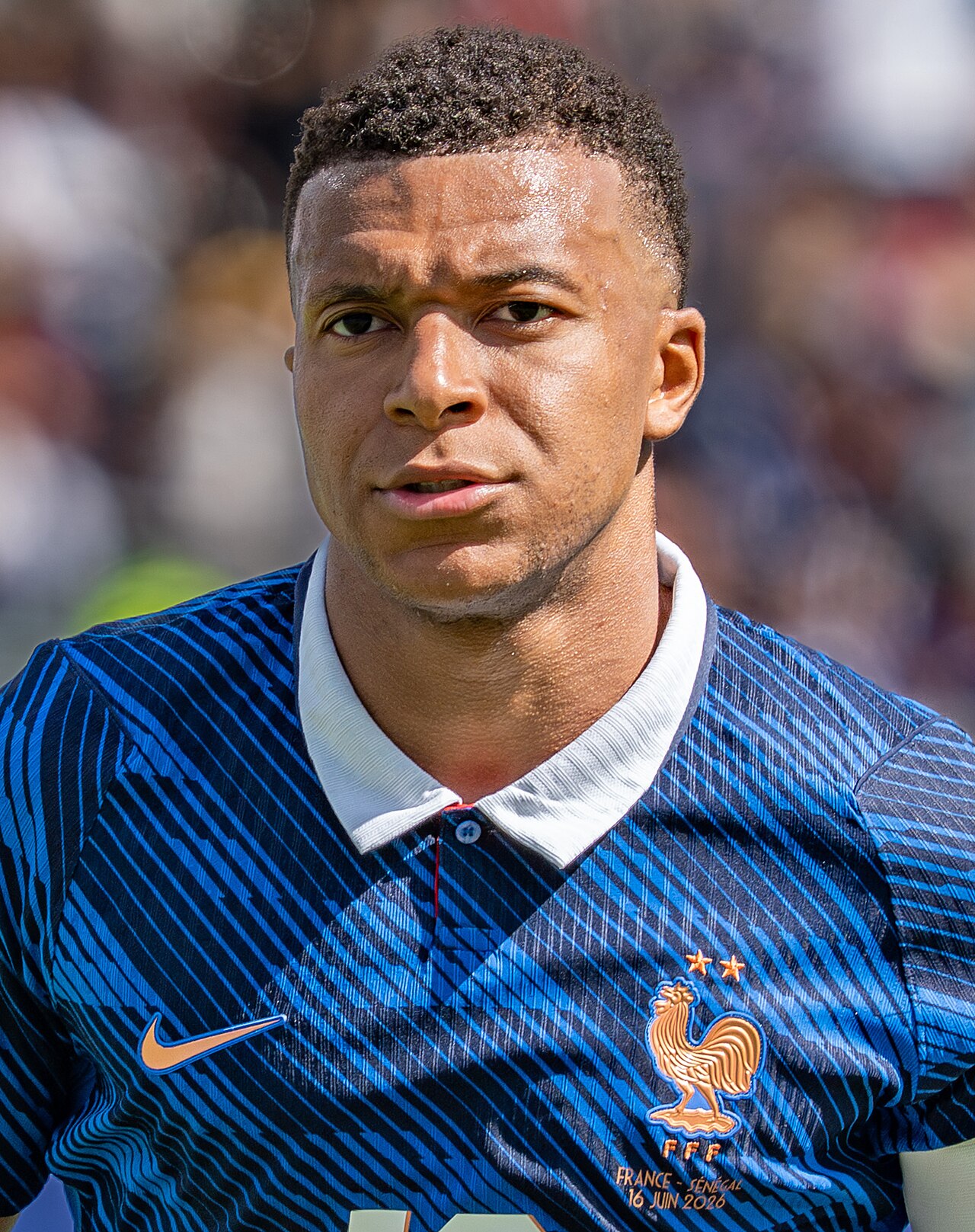 Kylian Mbappé im Trikot der französischen Nationalmannschaft während des Gruppenspiels gegen Senegal am 16. Juni 2026