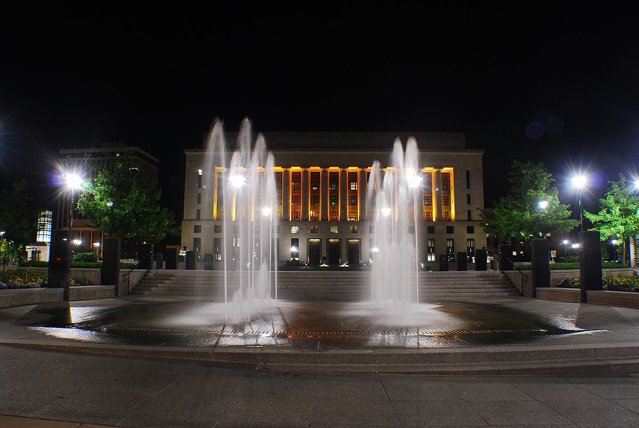 Das historische Davidson County Courthouse in Nashville, Tennessee