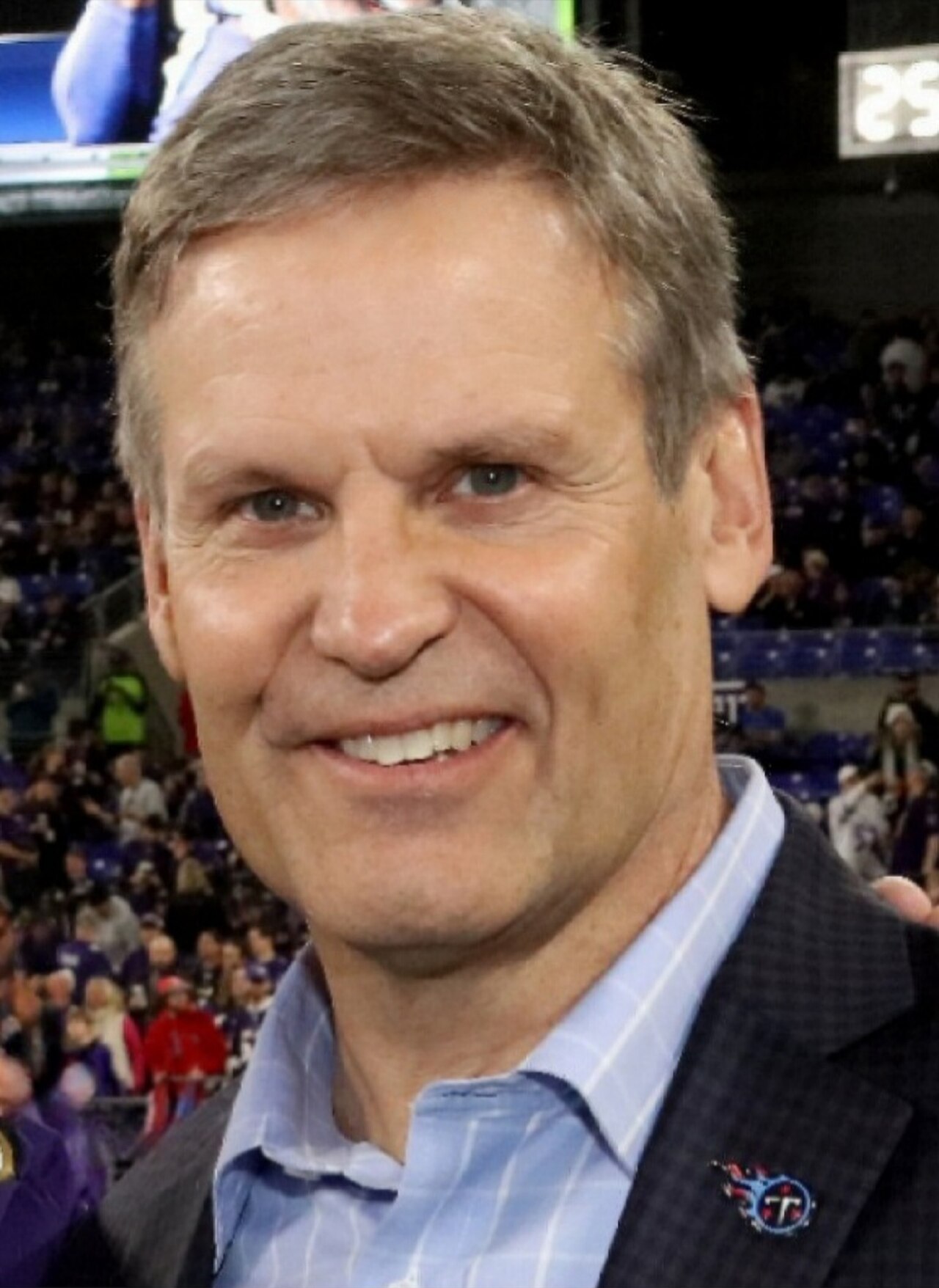 Bill Lee, Gouverneur von Tennessee, am Rande eines NFL-Spiels im Januar 2020