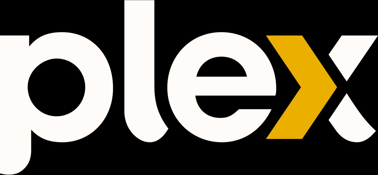 Logo des Medienservers Plex