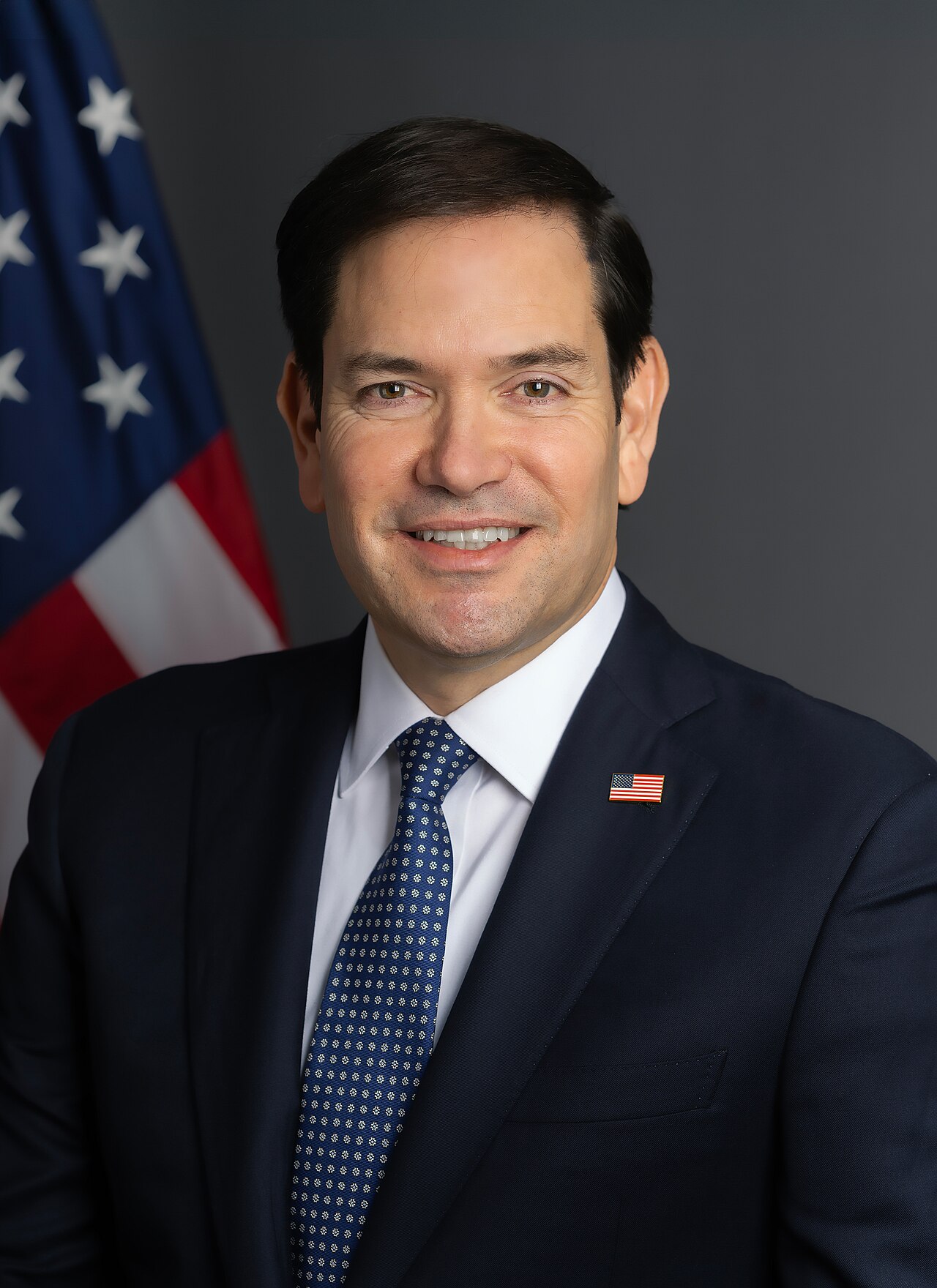 Offizielles Porträt des US-Außenministers Marco Rubio, aufgenommen im Januar 2025
